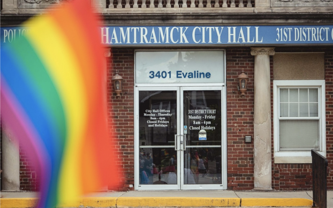 Activists mobilize to raise money for federal lawsuit challenging Hamtramck’s Pride flag ban